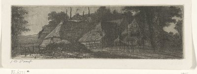 3 つの農場のある風景 作： Jacobus Ludovicus Cornet