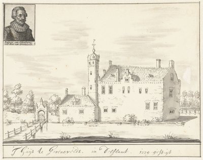 デルフランドの城 Groenevelt 作： Jacobus Stellingwerff