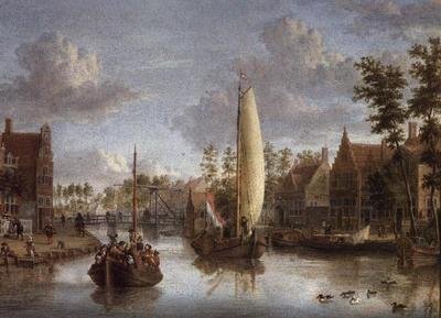 はしけの運河 作： Jacobus Storck
