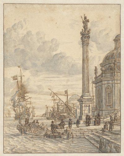 イタリアの港 作： Jacobus Storck