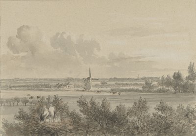 マールセン近郊の風景 作： Jacobus Theodorus Abels