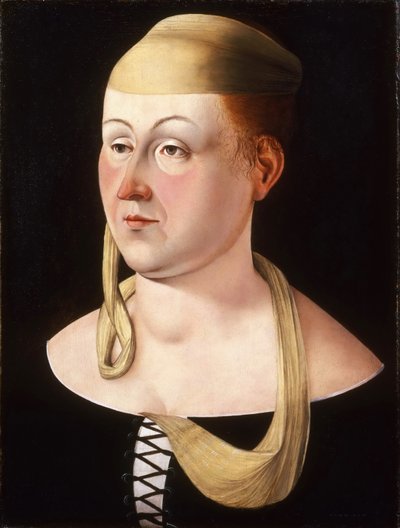 イタリア語： Ritratto di donna 女性の肖像 作： Jacometto Veneziano