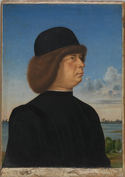アルヴィーゼ・コンタリーニの肖像（？ 作： Jacometto Veneziano