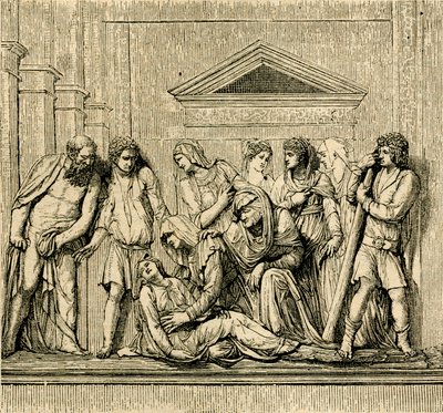 聖アントニウスは溺死した女性を復活させ、Jacopo Sansovino (1486-1570) 作の大理石のレリーフ、パドヴァの聖アントニウス大聖堂、パドヴァ、ベネト州、イタリア 作： Jacopo (1486 1570) Sansovino