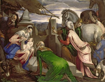 マギの崇拝 作： Jacopo Bassano