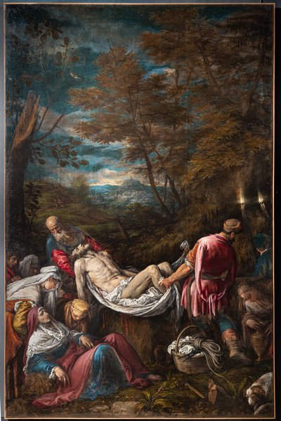 キリストの遺体の埋葬 作： Jacopo (1510 92) Bassano