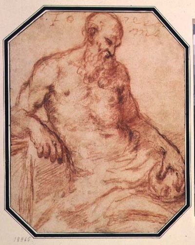 セント・ジェローム（三顧の礼） 作： Jacopo Bassano