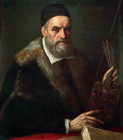 バロック：自画像（バッサーノ、ヤコポ、イル・ヴェッキオ、約1510-1592年 作： Jacopo Bassano