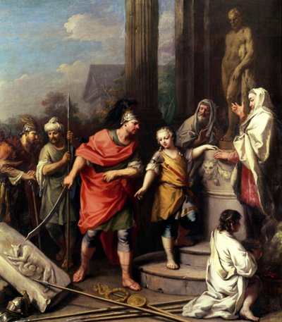 ハンニバルはローマに永遠の敵意を誓う 作： Jacopo Amigoni