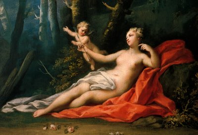 ビーナスとキューピッド 作： Jacopo Amigoni