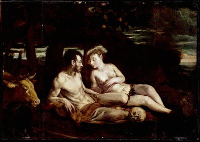 アダムとイブ 作： Jacopo Bassano