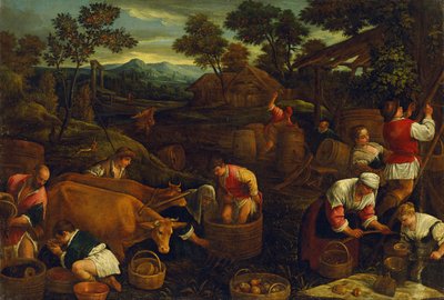 秋 作： Jacopo Bassano