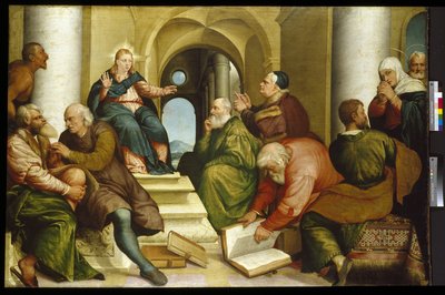 医者の中のキリスト、16世紀 作： Jacopo Bassano
