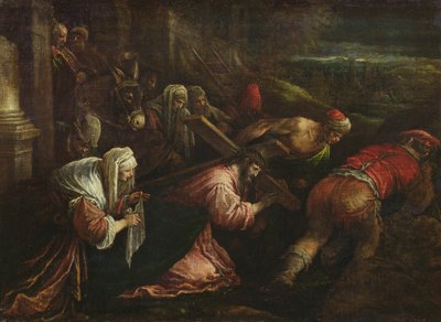 十字架を背負ったキリスト、1570〜80年頃 作： Jacopo Bassano