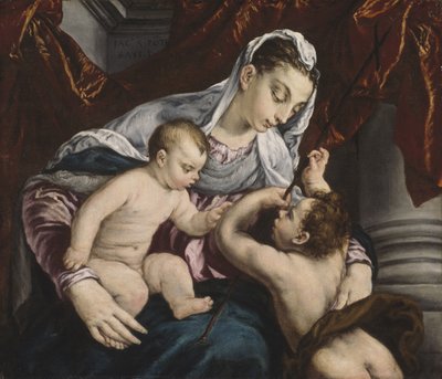 洗礼者聖ヨハネと聖母子1560-65 作： Jacopo Bassano