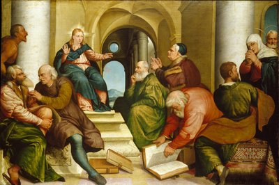 医者の中のキリスト、1539年 作： Jacopo Bassano il vecchio