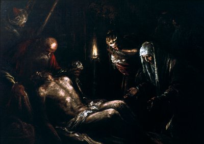 十字架からの降下、16世紀 作： Jacopo Bassano il vecchio