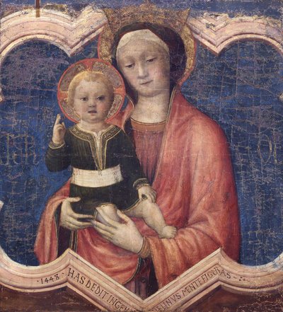 聖母子 作： Jacopo Bellini