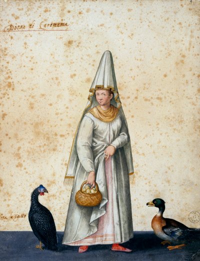 トルコの農民、ヤコポ・リゴッツィ（1547-1627）の絵 作： Jacopo Ligozzi
