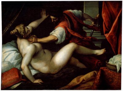 タルクイニウスとルクレティア、16世紀または17世紀初頭 作： Jacopo Palma
