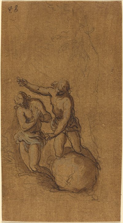 キリストのバプテスマ 作： Jacopo Palma il Giovane