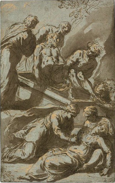 キリストの埋葬 作： Jacopo Palma il Giovane
