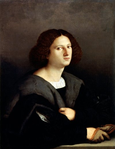 「男の肖像」、1512-1515。 作： Jacopo Palma il Vecchio