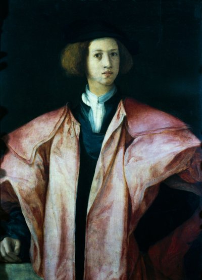 初代フィレンツェ公アレッサンドロ・デ・メディチ 作： Jacopo Pontormo