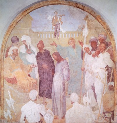 Cristo perante Pilatos 作： Jacopo Pontormo