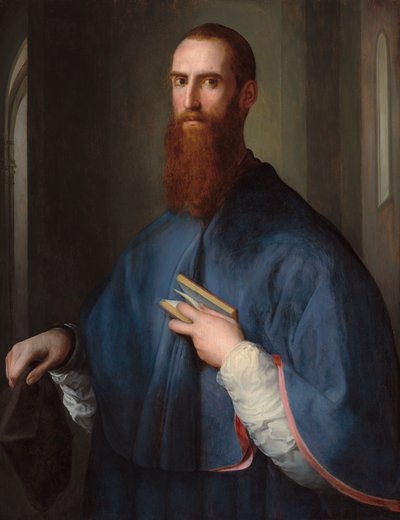 モンシニョールデッラカーサ、c.1541-42（パネルに油彩） 作： Jacopo Pontormo