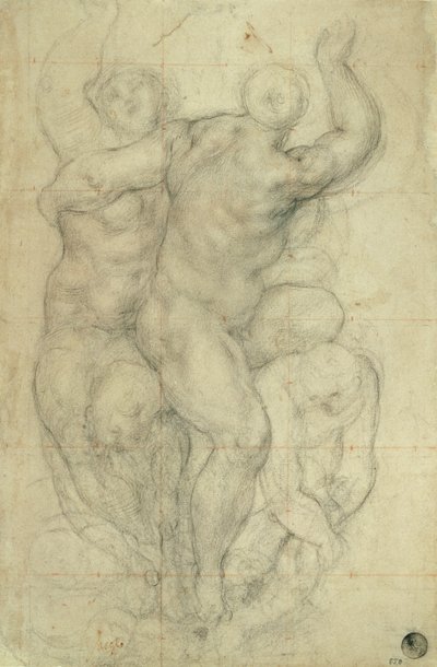 ヌードのグループのための研究 作： Jacopo Pontormo