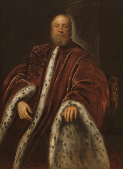聖マルコの検察官、1575-85 作： Jacopo Robusti Tintoretto