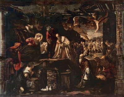 賢者の礼拝 作： Jacopo Robusti Tintoretto