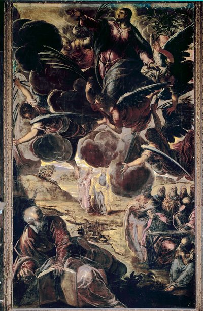 上昇 作： Jacopo Robusti Tintoretto