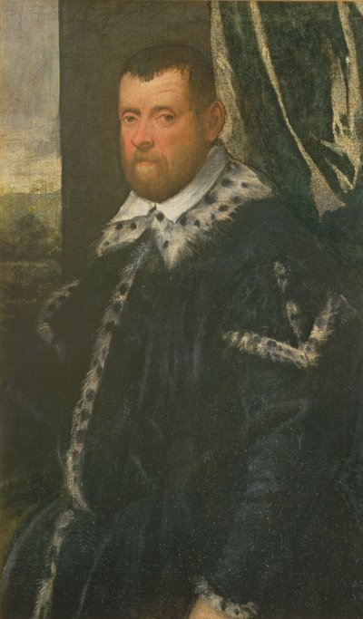 バティスタ・モロソーニ（1537-98）、高検察官 作： Jacopo Robusti Tintoretto