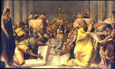 医者の中のキリスト 作： Jacopo Robusti Tintoretto