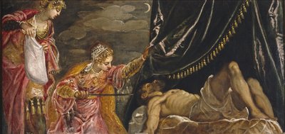 ジュディスとホロフェルネス 作： Jacopo Robusti Tintoretto