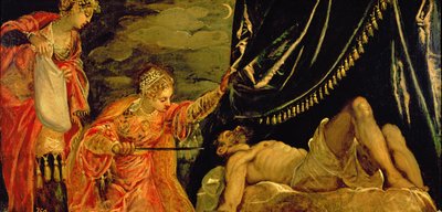 ジュディスとホロフェルネス 作： Jacopo Robusti Tintoretto