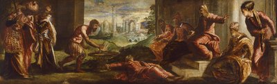 ミューシャス・スカエヴォラ 作： Jacopo Robusti Tintoretto