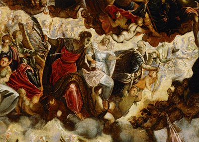 パラダイス...（キャンバスに描かれた絵） 作： Jacopo Robusti Tintoretto