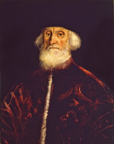 検察官ジャコポ・ソランゾの肖像、c。 1550。 作： Jacopo Robusti Tintoretto
