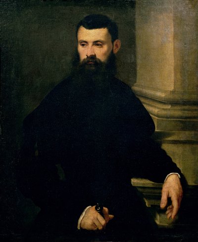 男の肖像 作： Jacopo Robusti Tintoretto