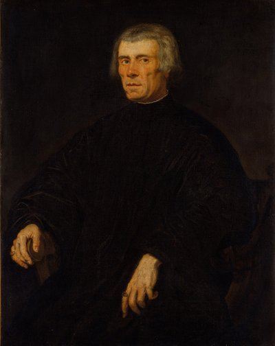 男の肖像、1560年頃 作： Jacopo Robusti Tintoretto