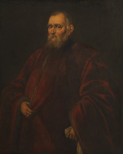 ヴェネツィアの検察官の肖像、c.1575-1600 作： Jacopo Robusti Tintoretto