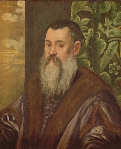 ベネチアンセネターの肖像 作： Jacopo Robusti Tintoretto