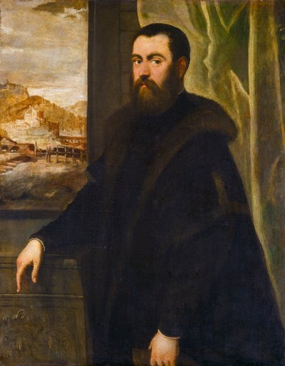 ベネチアンセネターの肖像、1570年頃 作： Jacopo Robusti Tintoretto