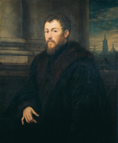 紳士の肖像 作： Jacopo Robusti Tintoretto