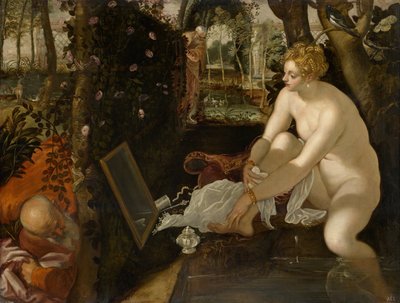 スザンナ入浴 作： Jacopo Robusti Tintoretto