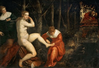スザンナと長老たち 作： Jacopo Robusti Tintoretto