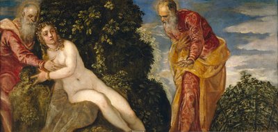 スザンナと長老たち 作： Jacopo Robusti Tintoretto